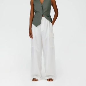 Tibi Crispy Nylon Cargo Pant